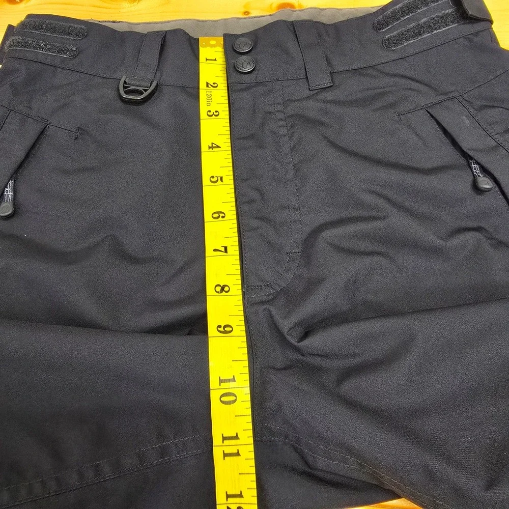 Mountain Equipment Co-op MEC Watershed Snow Pants Youth 12 Black Eco Storm Gear - Picture 10 of 15